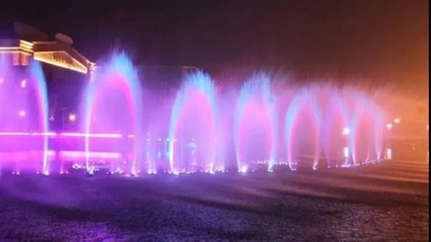 mini light water fountain