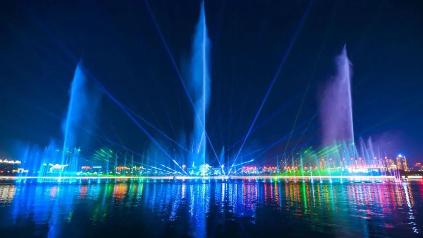 ronghu fountain led light