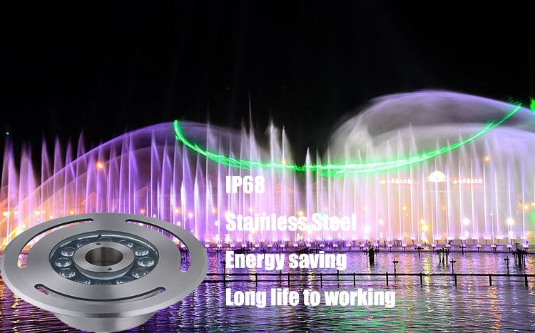 fountain led light